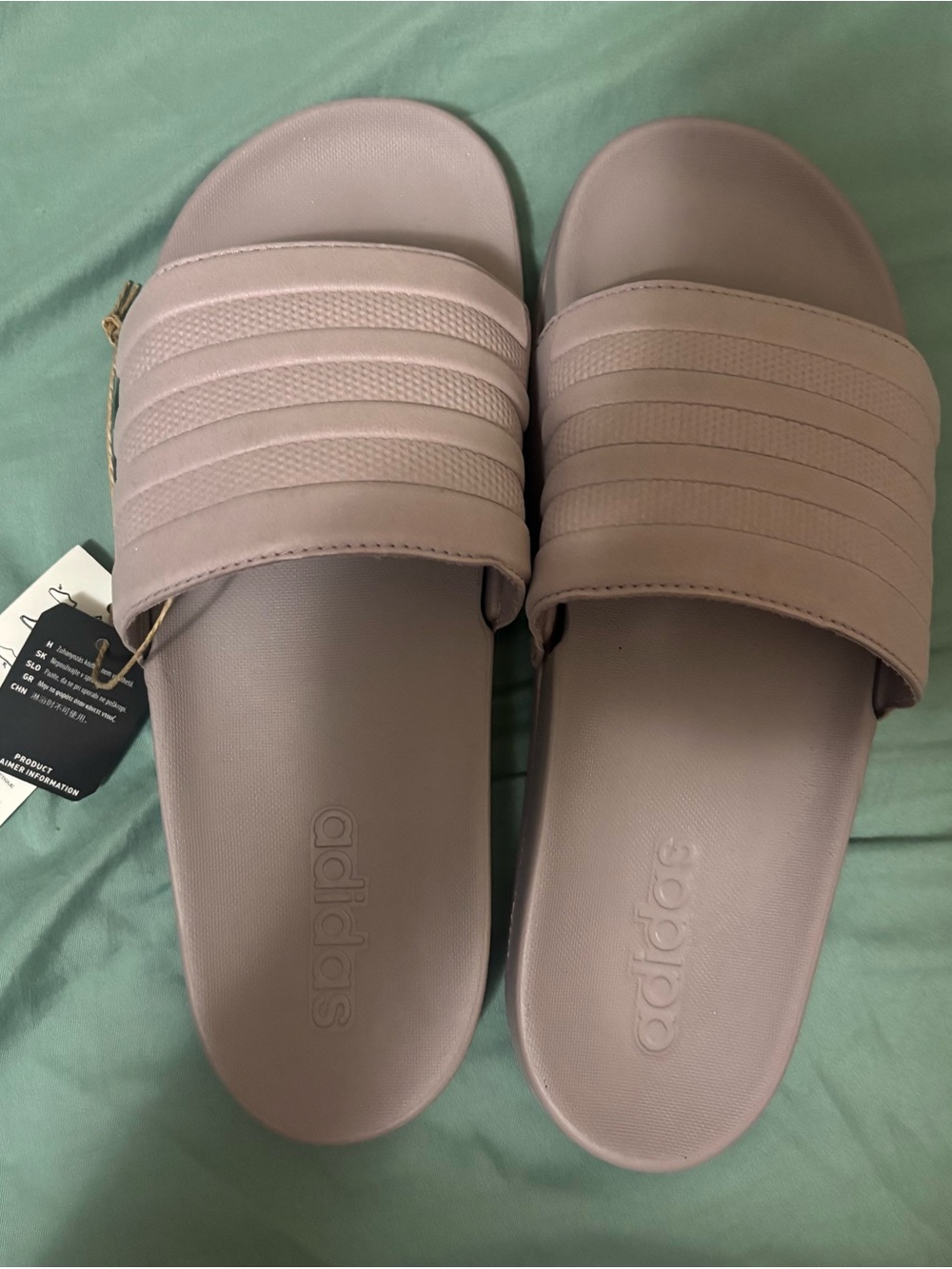 adidas Women’s Dusty mauve Slide Sandals